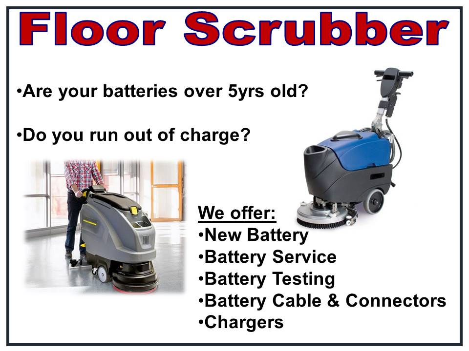 Battery Warehouse Plus Floor Scrubber 