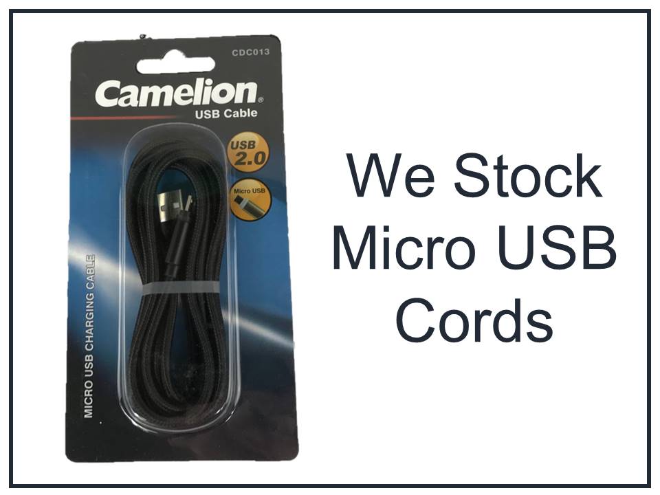 Battery Warehouse Plus Micro USB Cord